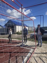​Продолжается приемка новых спортивных площадок.